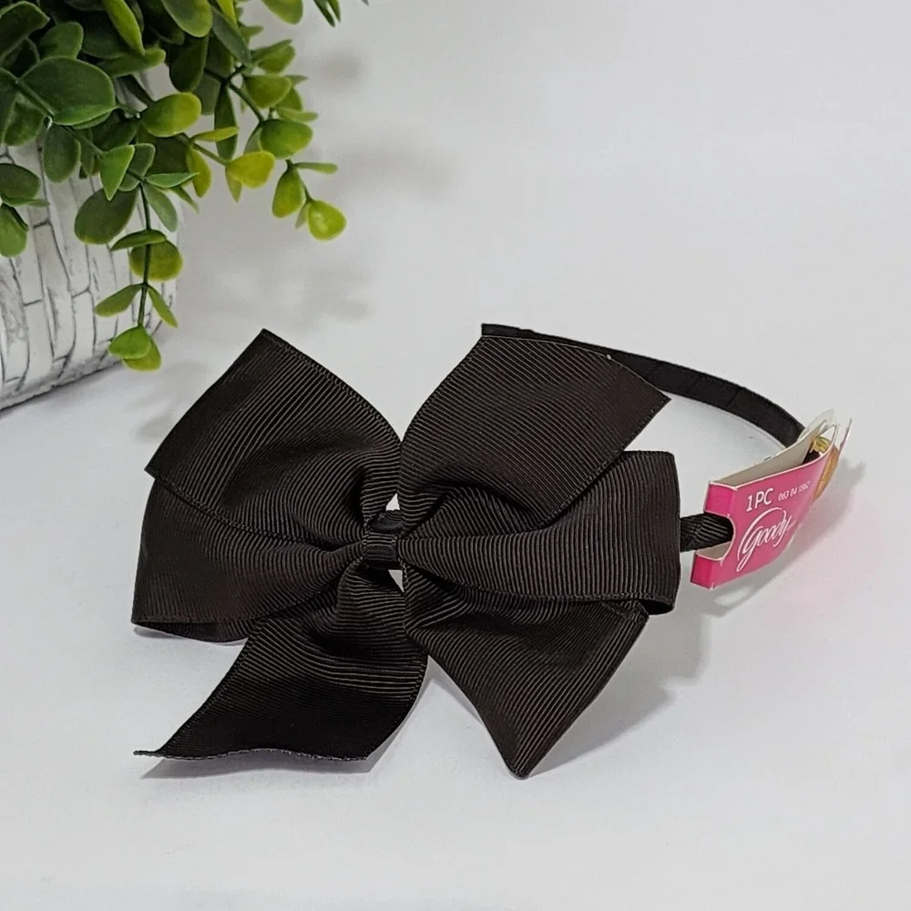 Goody Girls Headband Dark Brown Bow - 1 Pc - Brand new